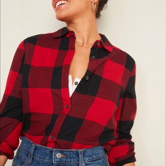buffalo plaid shirt old navy